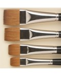 Flat brush Pure Sable 'Brights'