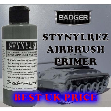 Badger Stynylrez airbrush primer Gray UK
