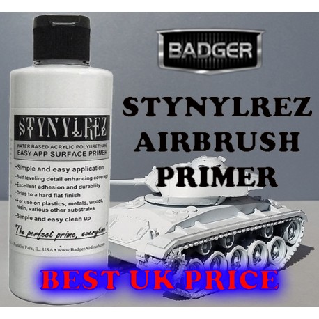 Badger: Stynylrez Primer White 120ml – Parker Hobbies