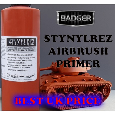 Badger Airbrush paint Stynylrez Red Brown Primer 4oz