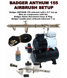 Badger Airbrush Anthem 155 and compressor 